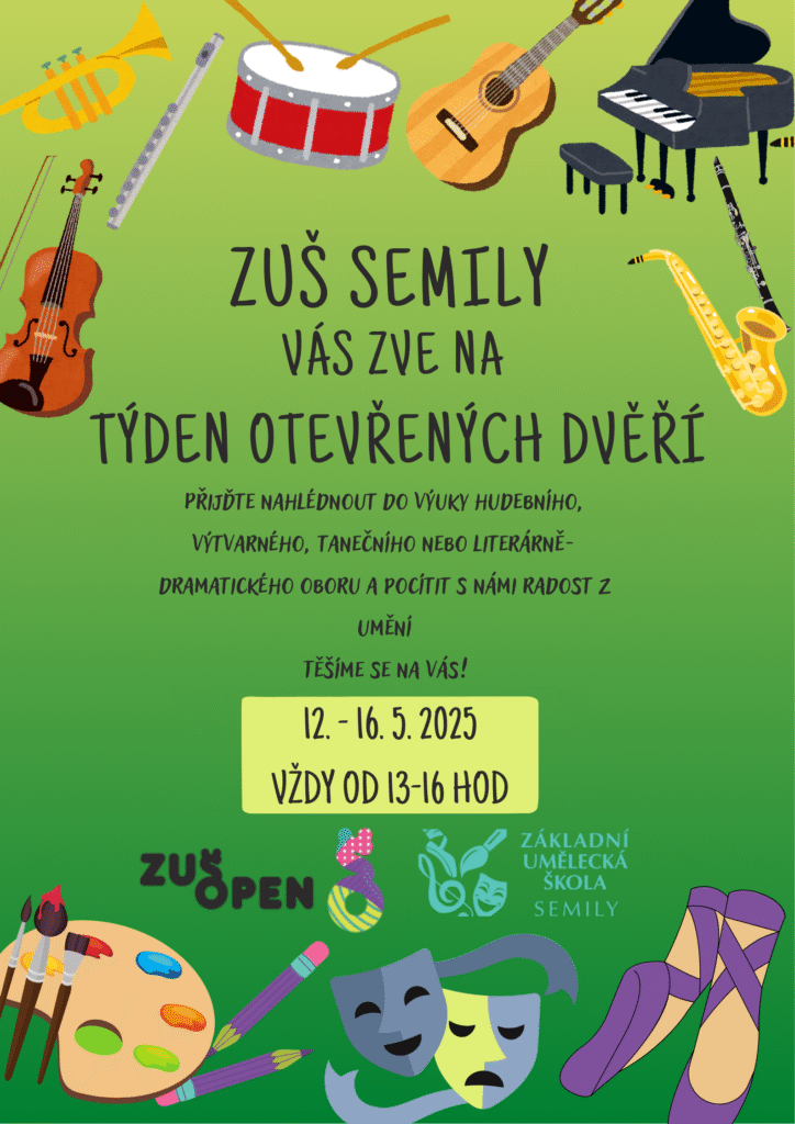 ZUŠ Semily vás zve na